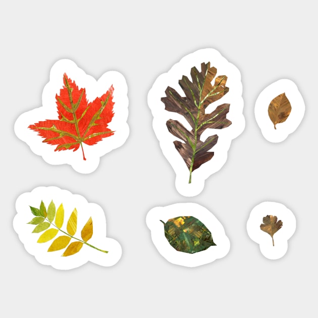 Autumn leaves -collection Sticker by Babban Gaelg